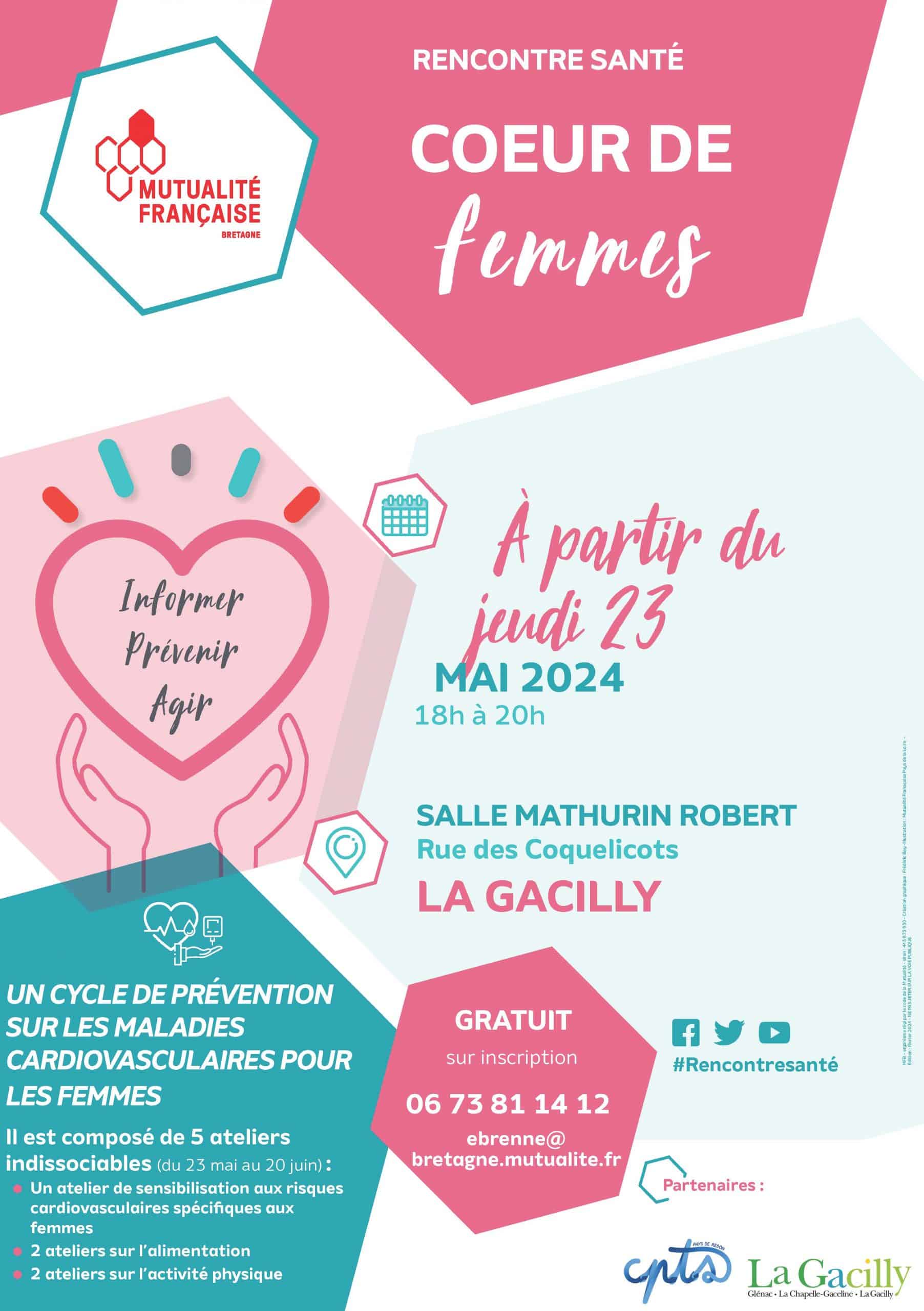 Le cycle de prévention « Cœur de femmes » - La Gacilly (56) - Mutualité ...